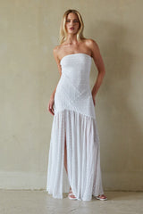 Ariana Strapless Lace Maxi Dress