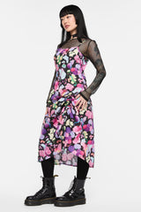 Dragons Grove Drawstring Slip Dress