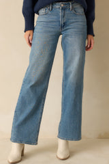 Day Dreaming Medium Wash Wide Leg Jeans