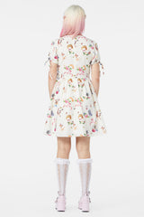 Kitsch Kitty Print Dress
