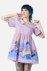 Goodnight Bunny Border Dress