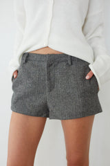 Haven Tweed Mini Shorts