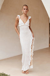 Orlean Ruffle Maxi Dress