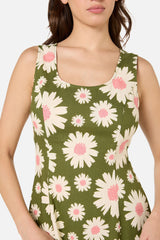 60's Daisy Midi Dress