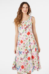 Luna Snake Midi Dress