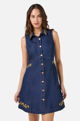 Flower Child Embroidered Dress