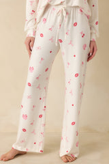 Z Supply Ivory Multi So Sweet Pajama Pants