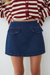 Dolly Denim Mini Skort