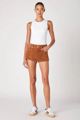 Indiana Suede Micro Shorts