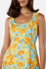 Vintage Daisy Mini Shift Dress