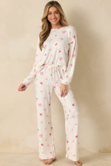 Z Supply Ivory Multi So Sweet Pajama Pants