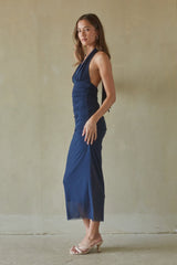 Enya Mesh Midi Dress